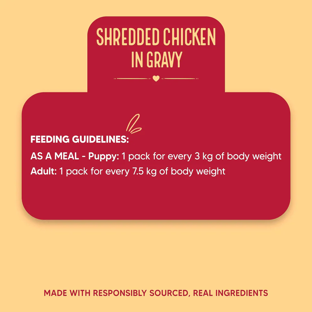 HUFT Hearty Shredded Chicken In Gravy  Dog Wet Food - Image 6