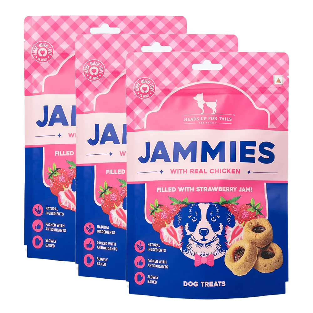 HUFT Jammies with Real Chicken Filled with Strawberry Jam Dog Treats - Image 10