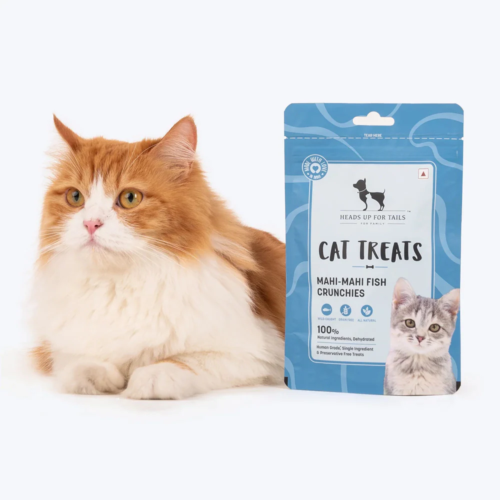 HUFT Mahi Mahi Fish Crunchies Chew Cat Treats - Image 2