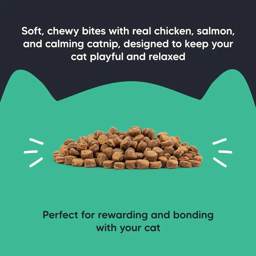 HUFT Meowsi Catnip with Salmon & Chicken Soft Cat Treats - Image 2