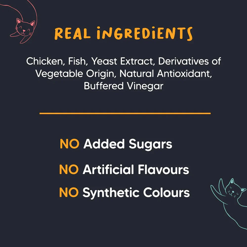 HUFT Meowsi Grain Free Chicken & Fish Power Bites Cat Treats - Image 3