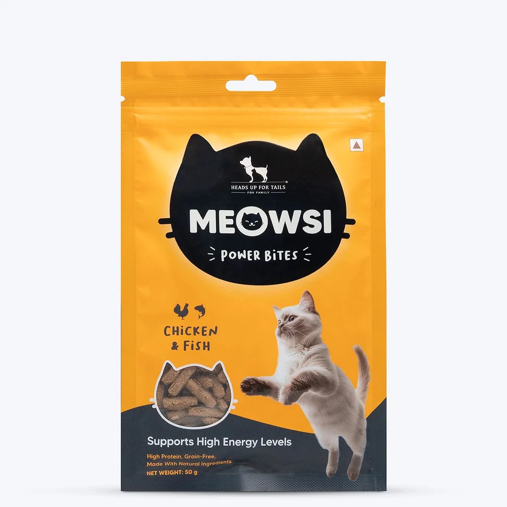 HUFT Meowsi Grain Free Chicken & Fish Power Bites Cat Treats - Image 8