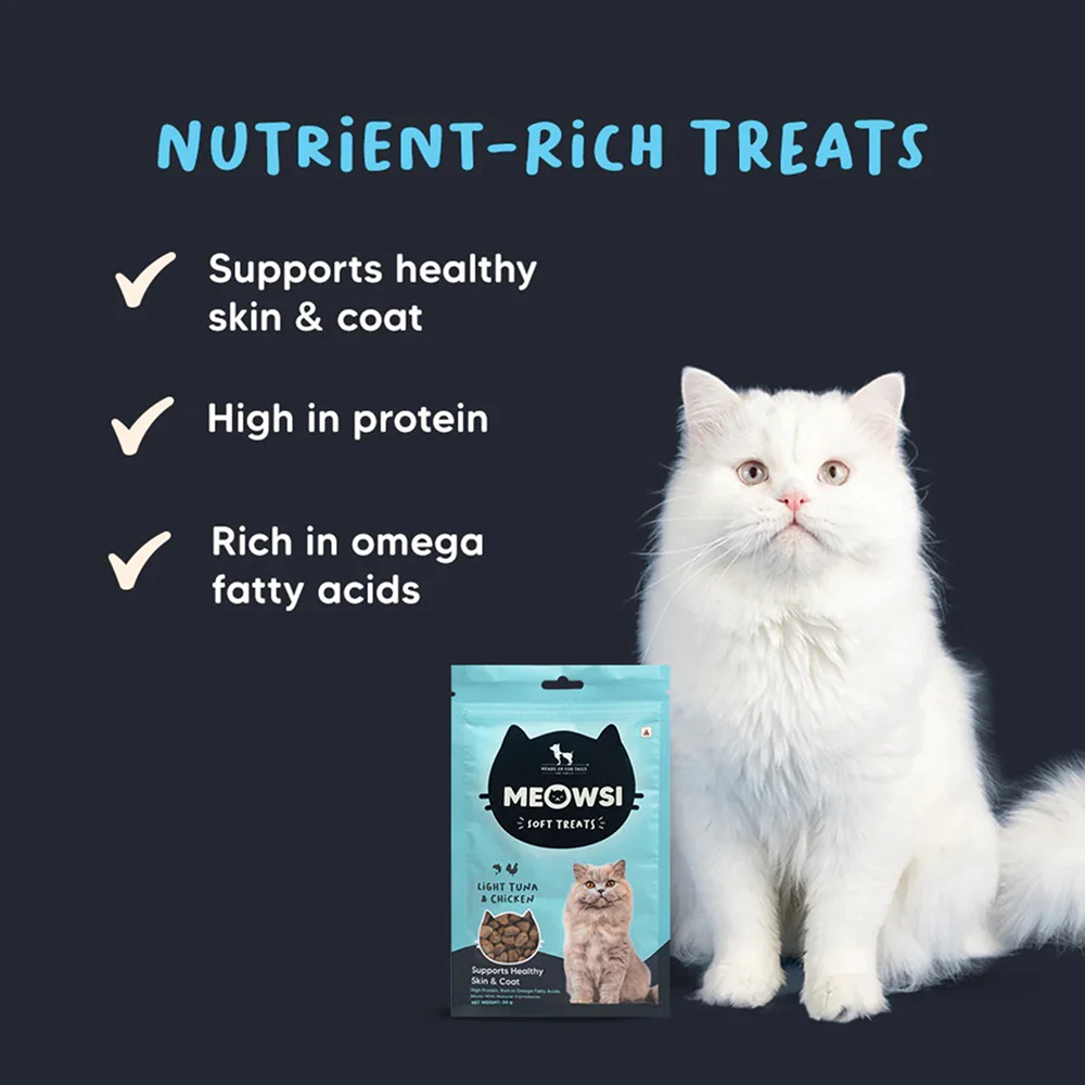 HUFT Meowsi Light Tuna & Chicken Soft Cat Treats - Image 4