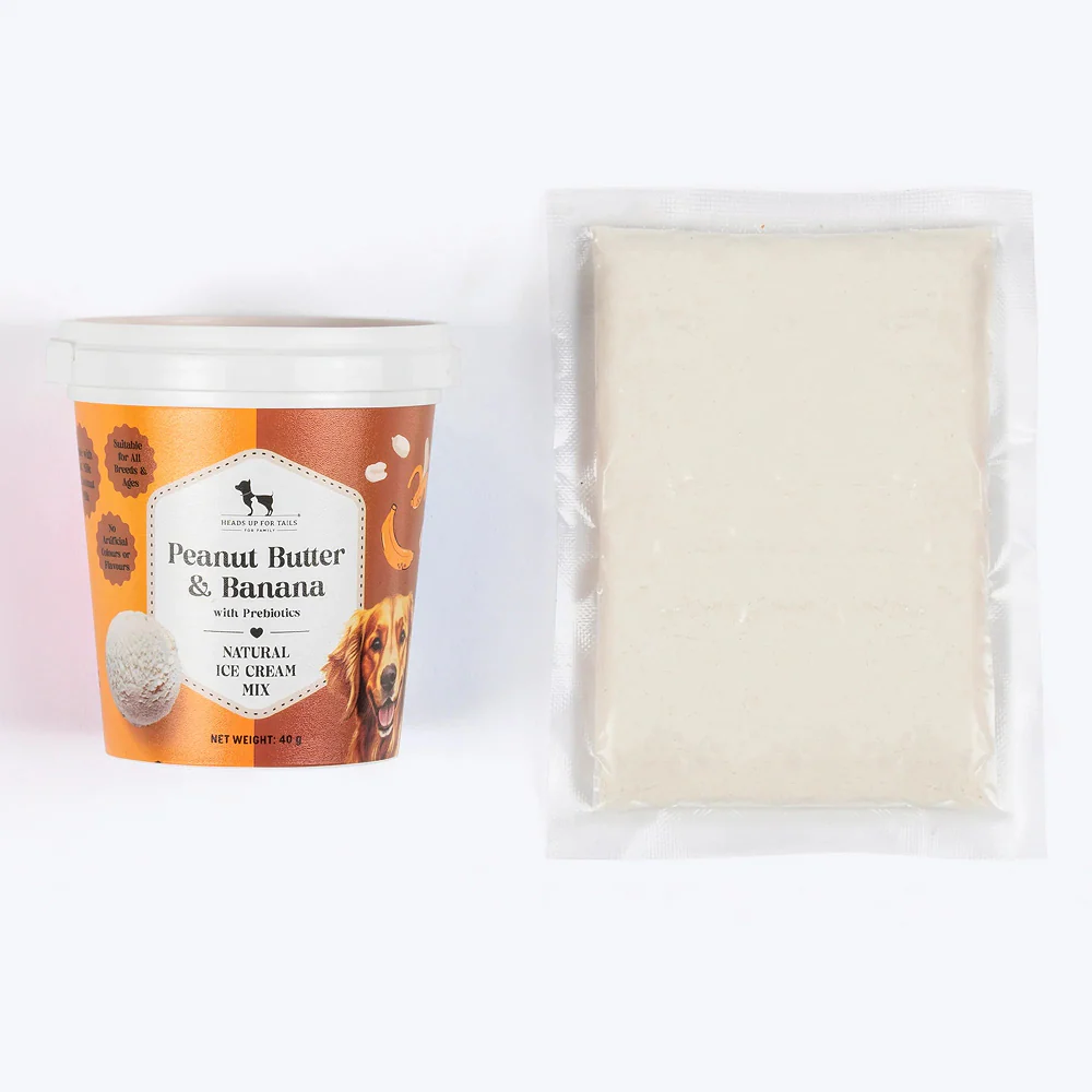 HUFT Peanut Butter & Banana with Prebiotics Natural Ice Cream for Dogs - Image 5