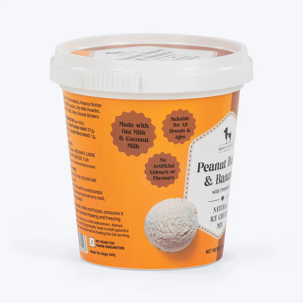 HUFT Peanut Butter & Banana with Prebiotics Natural Ice Cream for Dogs - Image 6