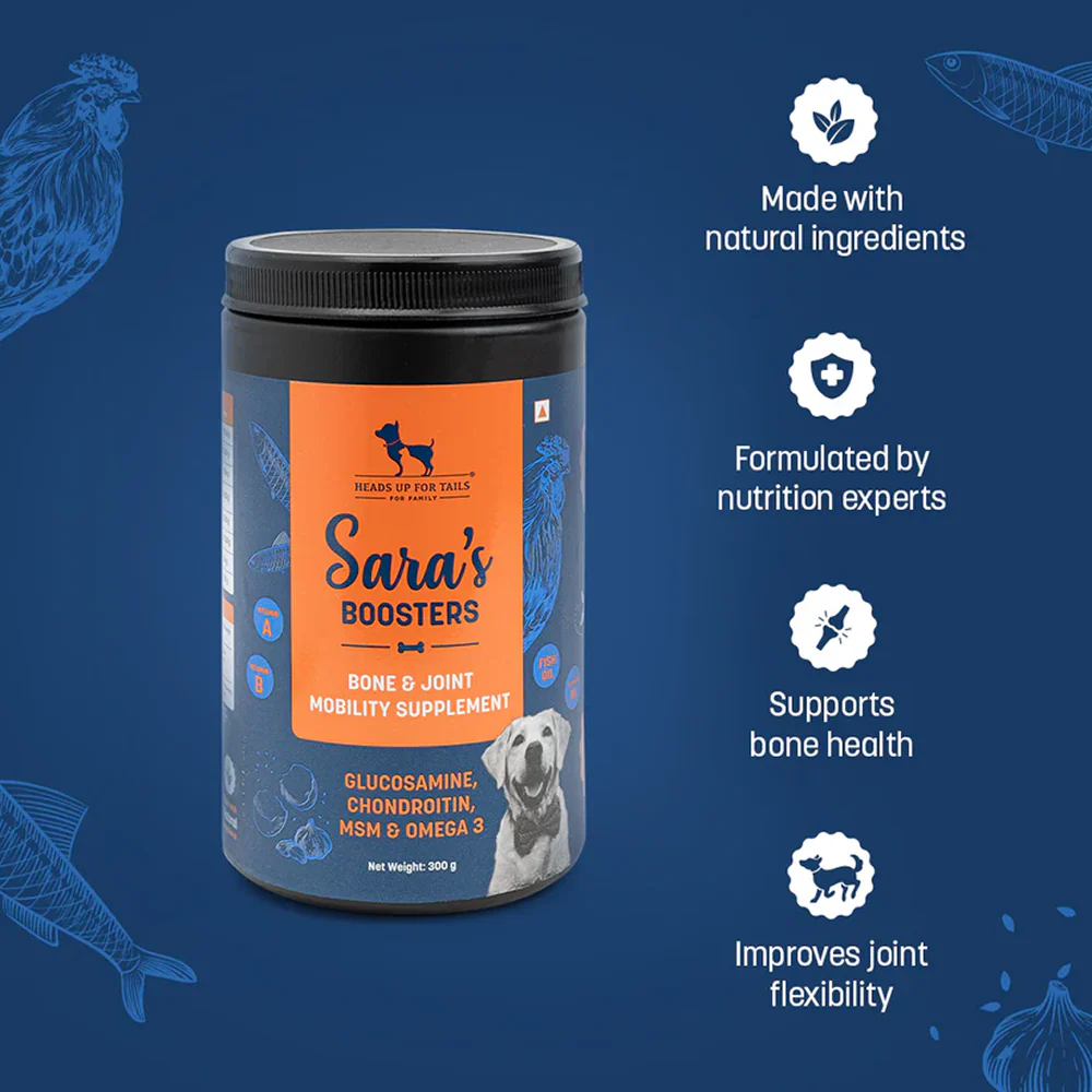 HUFT Sara's Boosters Bone & Joint Mobility Dogs Supplement - Image 6