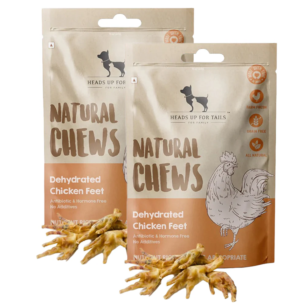 HUFT Sara's Dehydrated Chicken Feet Jerky Dog Treats - Image 4