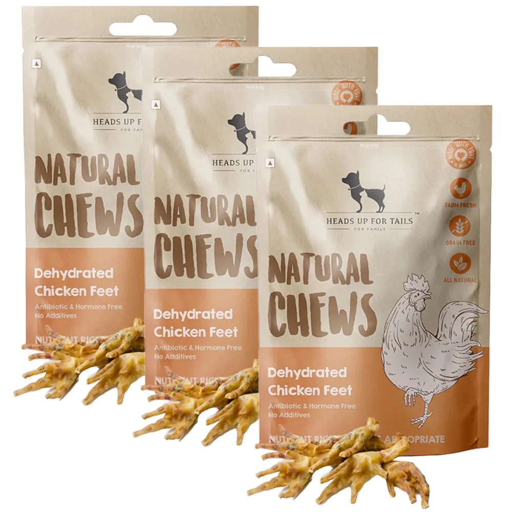 HUFT Sara's Dehydrated Chicken Feet Jerky Dog Treats - Image 5