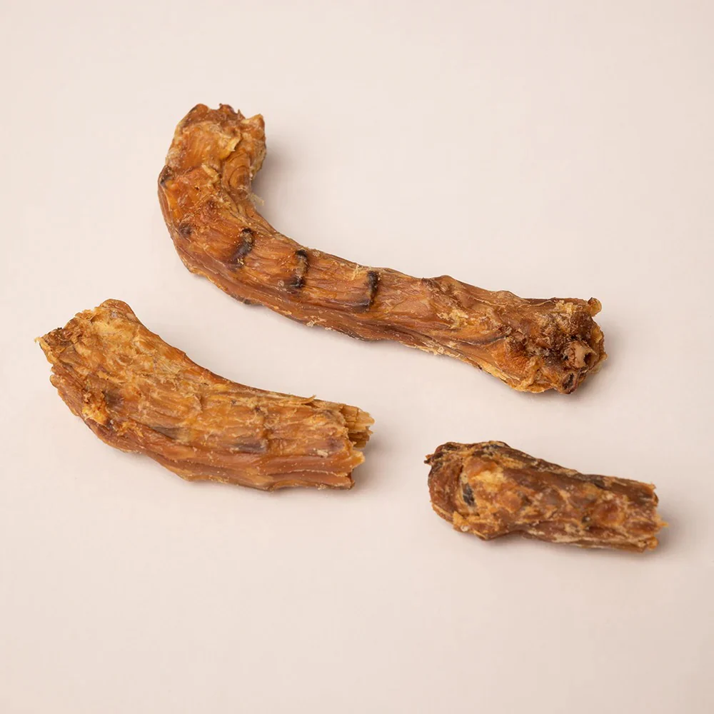 HUFT Sara's Dehydrated Chicken Neck Jerky Dog Treats - Image 2
