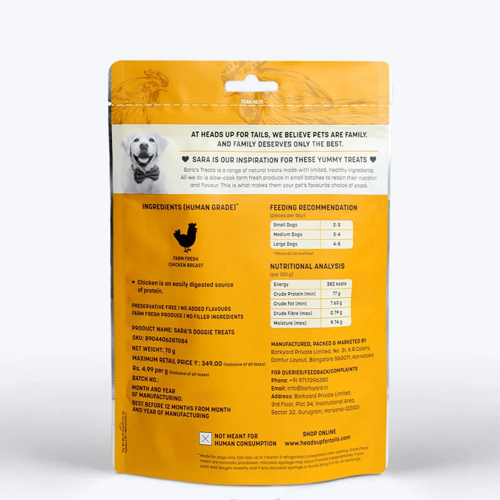 HUFT Sara's Doggie Chicken Jerky Dog Treats - Image 4