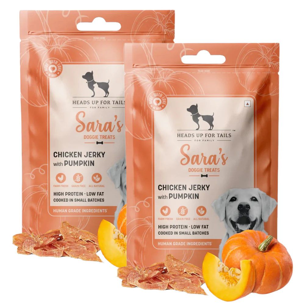 HUFT Sara's Doggie Chicken Jerky with Pumpkin Dog Treat - Image 3