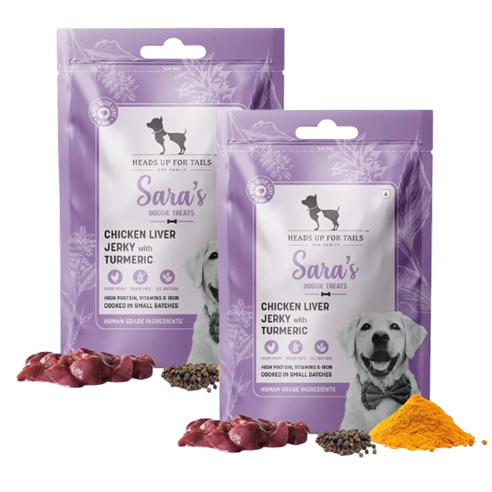 HUFT Sara's Doggie Chicken Liver With Turmeric Dog Treats - Image 5