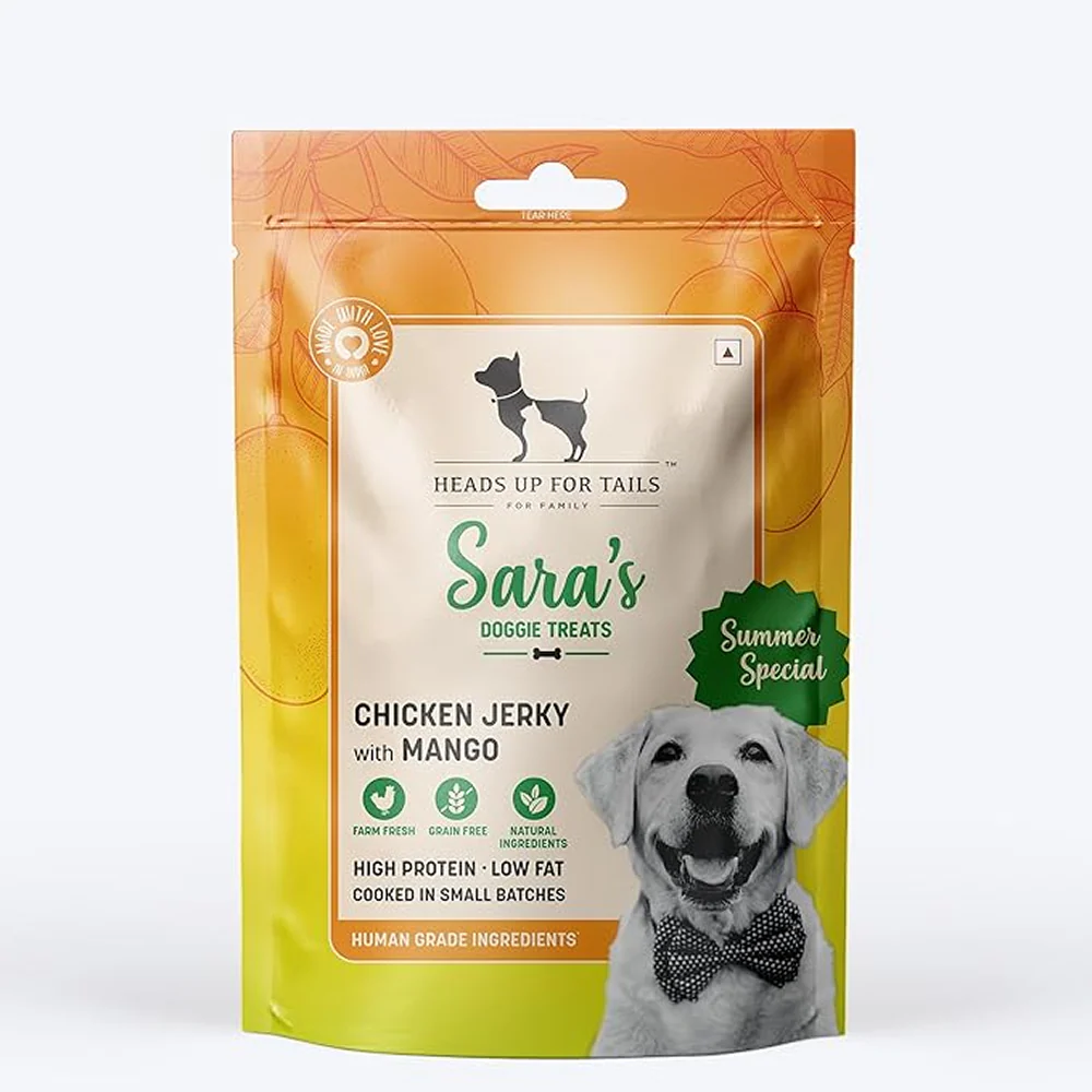 HUFT Sara's Doggie Mango Chicken Jerky Dog Treats - Image 4