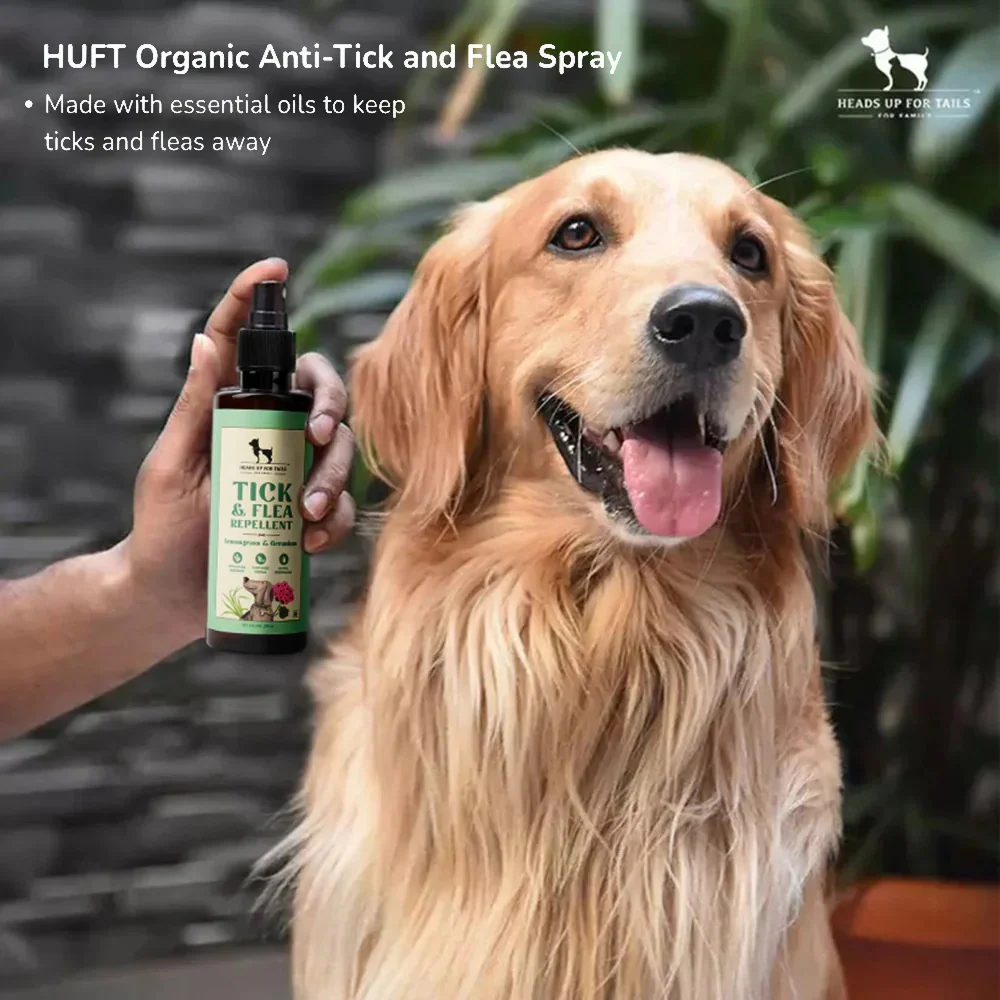 HUFT Sara's Organic Anti-Flea & Tick Spray for Dogs - Image 4