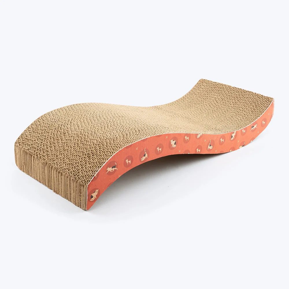 HUFT Sara's Scratchville Scratcher Toy for Cats (Orange) - Image 3
