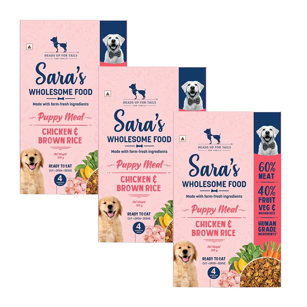 HUFT Sara's Wholesome Chicken and Brown Rice Puppy Dog Wet Food - Image 10