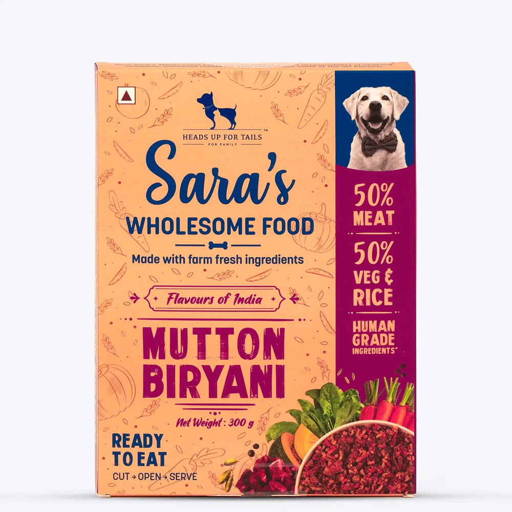 HUFT Sara's Wholesome Flavours Of India Chicken and Mutton Biryani Dog Wet Food Combo - Image 13
