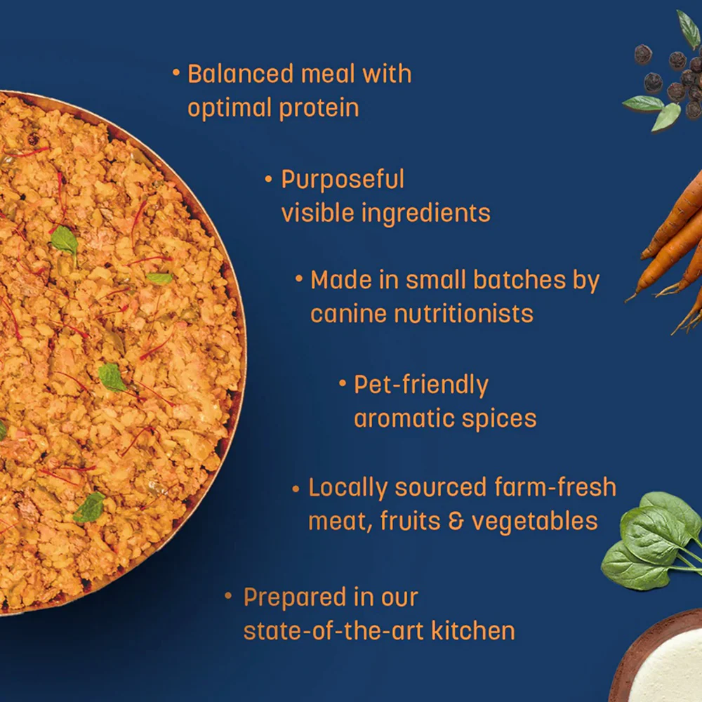 HUFT Sara's Wholesome Flavours Of India Chicken and Mutton Biryani Dog Wet Food Combo - Image 20