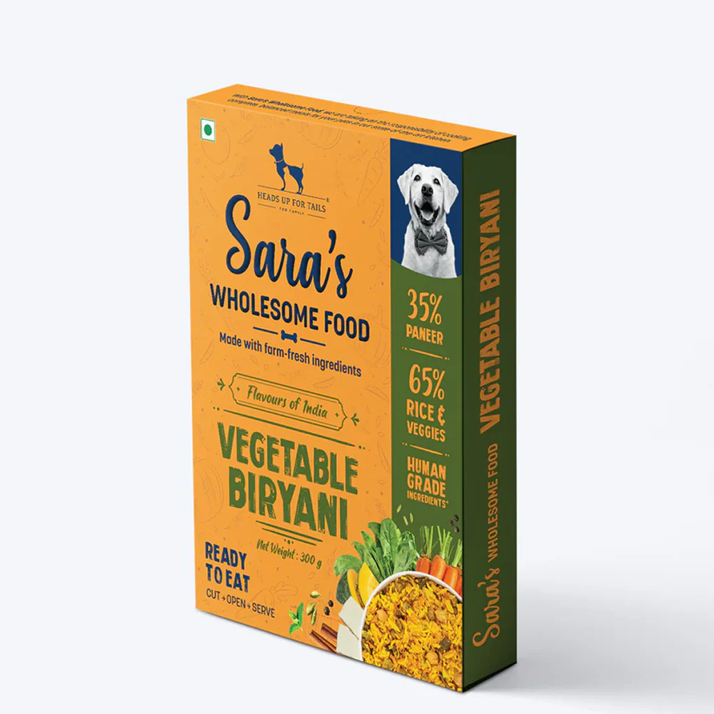 HUFT Sara's Wholesome Flavours Of India Vegetable Biryani Dog Wet Food - Image 10