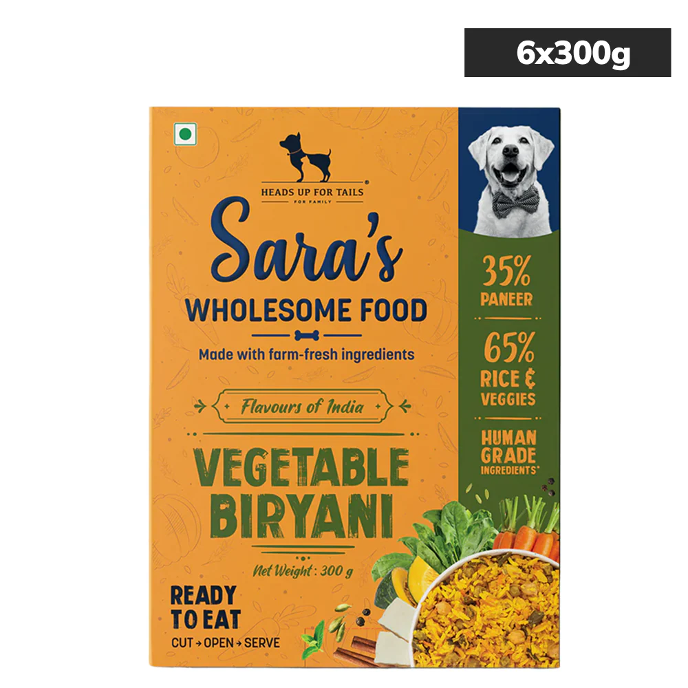 HUFT Sara's Wholesome Flavours Of India Vegetable Biryani Dog Wet Food - Image 11