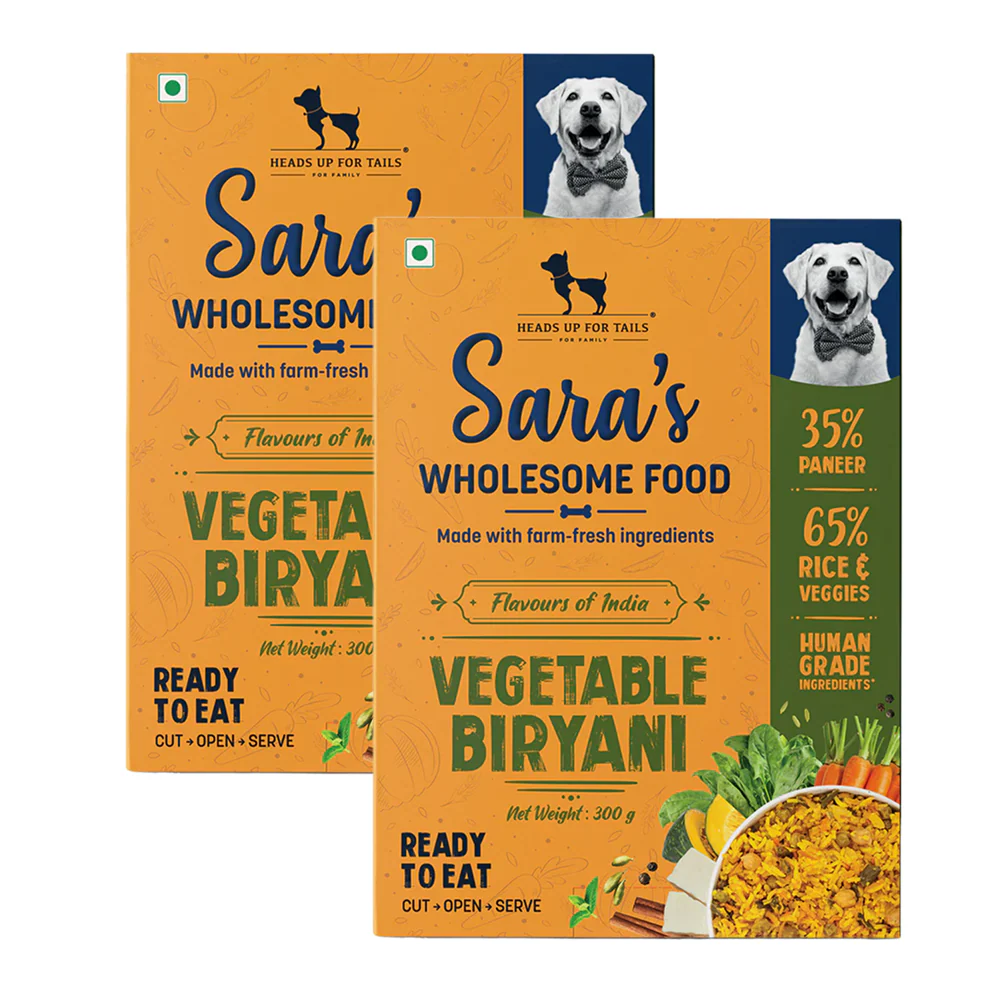 HUFT Sara's Wholesome Flavours Of India Vegetable Biryani Dog Wet Food - Image 12