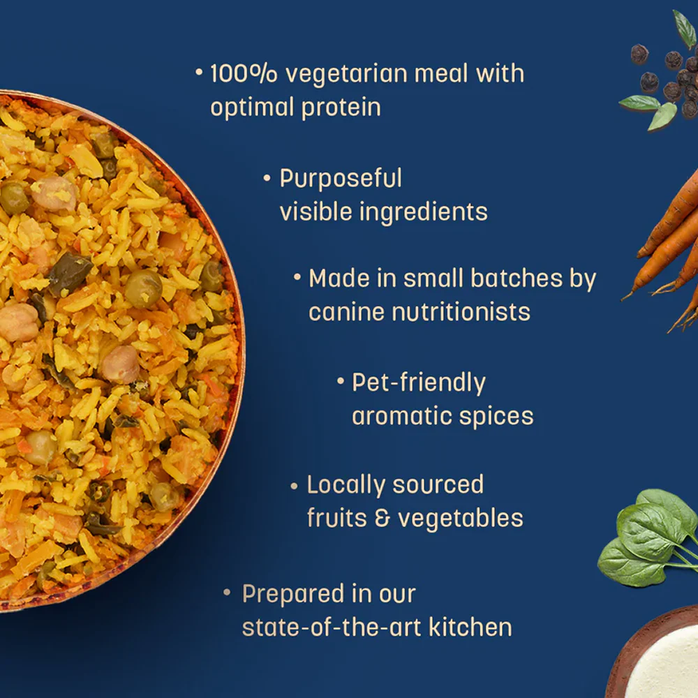 HUFT Sara's Wholesome Flavours Of India Vegetable Biryani Dog Wet Food - Image 2