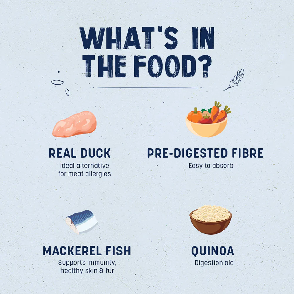 HUFT Sara's Wholesome Hypoallergenic Diet Duck & Quinoa Dog Wet Food - Image 3