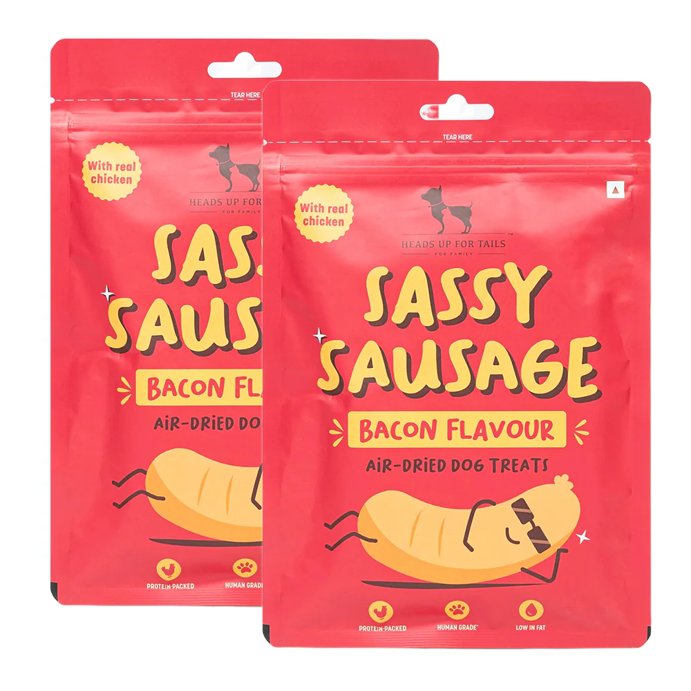 HUFT Sassy Sausage Bacon with Real Chicken Air Dried Treats for Dogs - Image 8