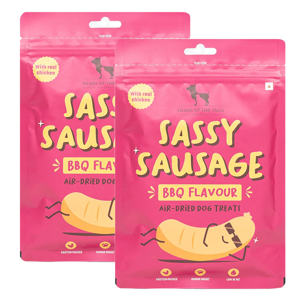 HUFT Sassy Sausage BBQ with Real Chicken Air Dried Treats for Dogs - Image 8