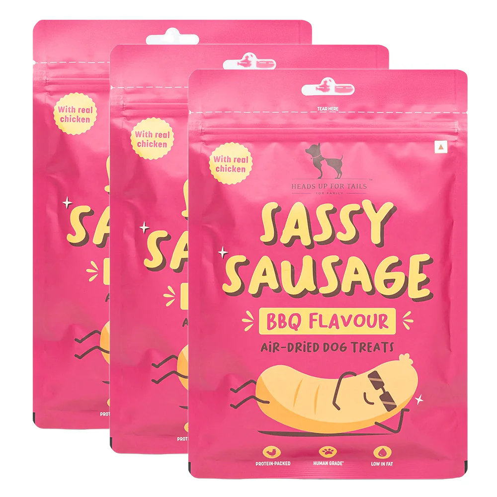 HUFT Sassy Sausage BBQ with Real Chicken Air Dried Treats for Dogs - Image 9