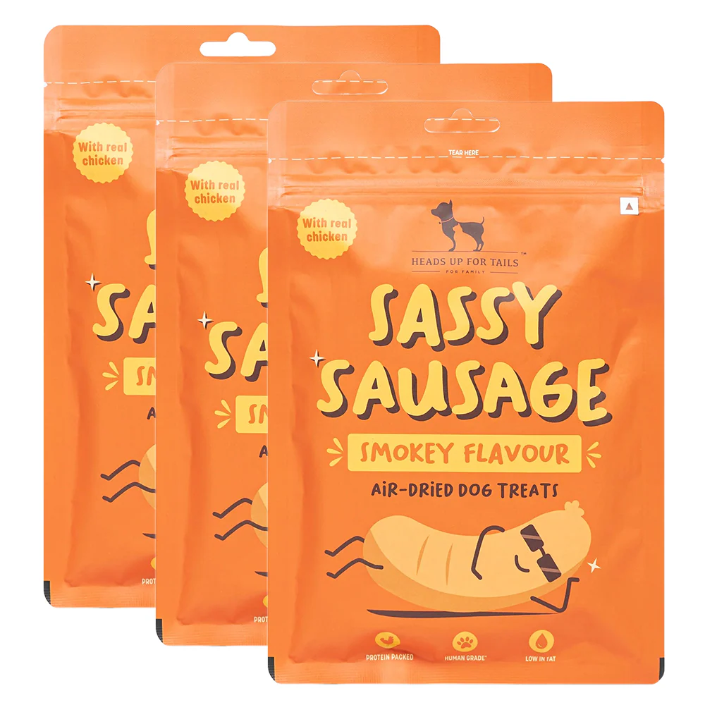 HUFT Sassy Sausage Smokey with Real Chicken Air Dried Treats for Dogs - Image 9