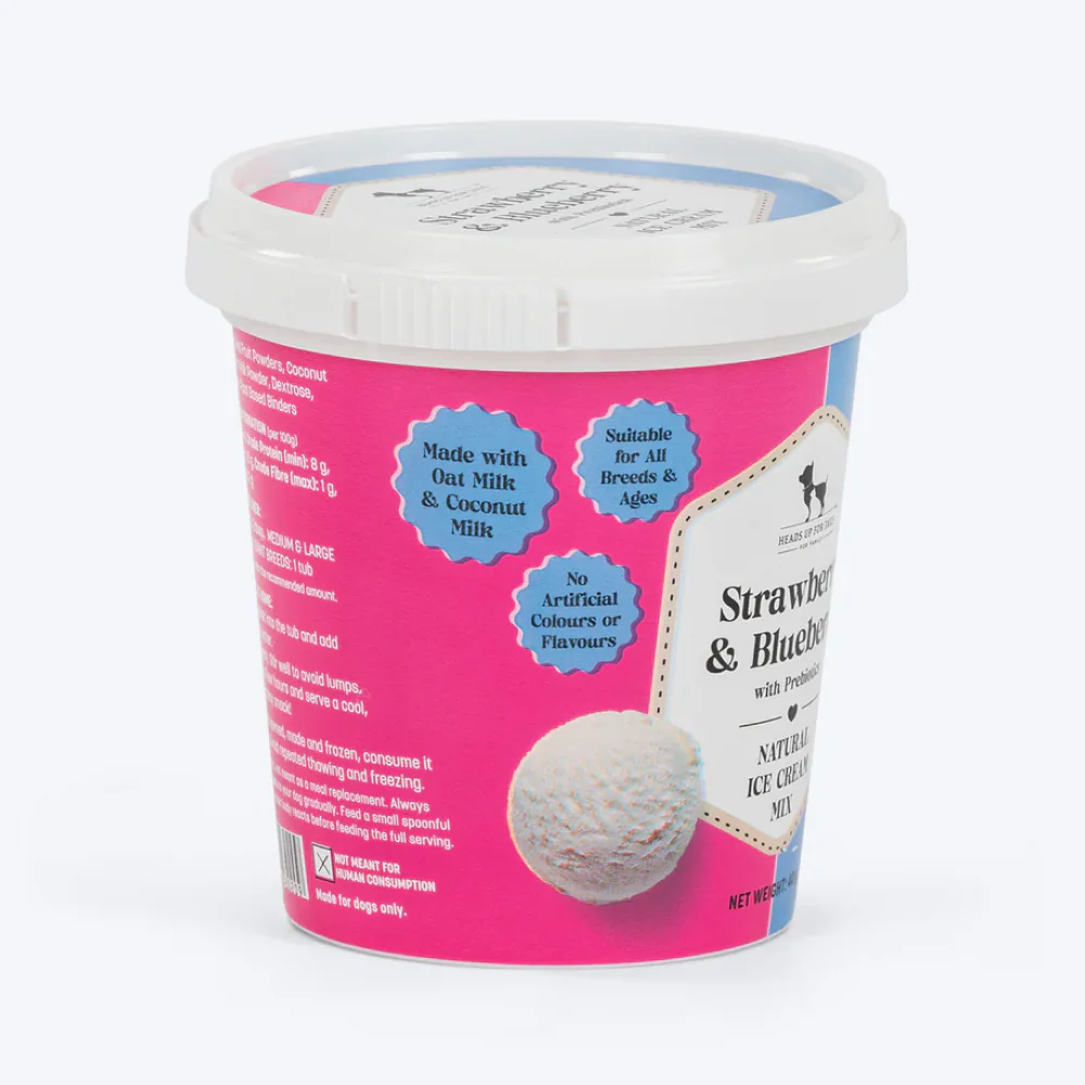 HUFT Strawberry & Blueberry with Prebiotics Ice Cream for Dogs - Image 6