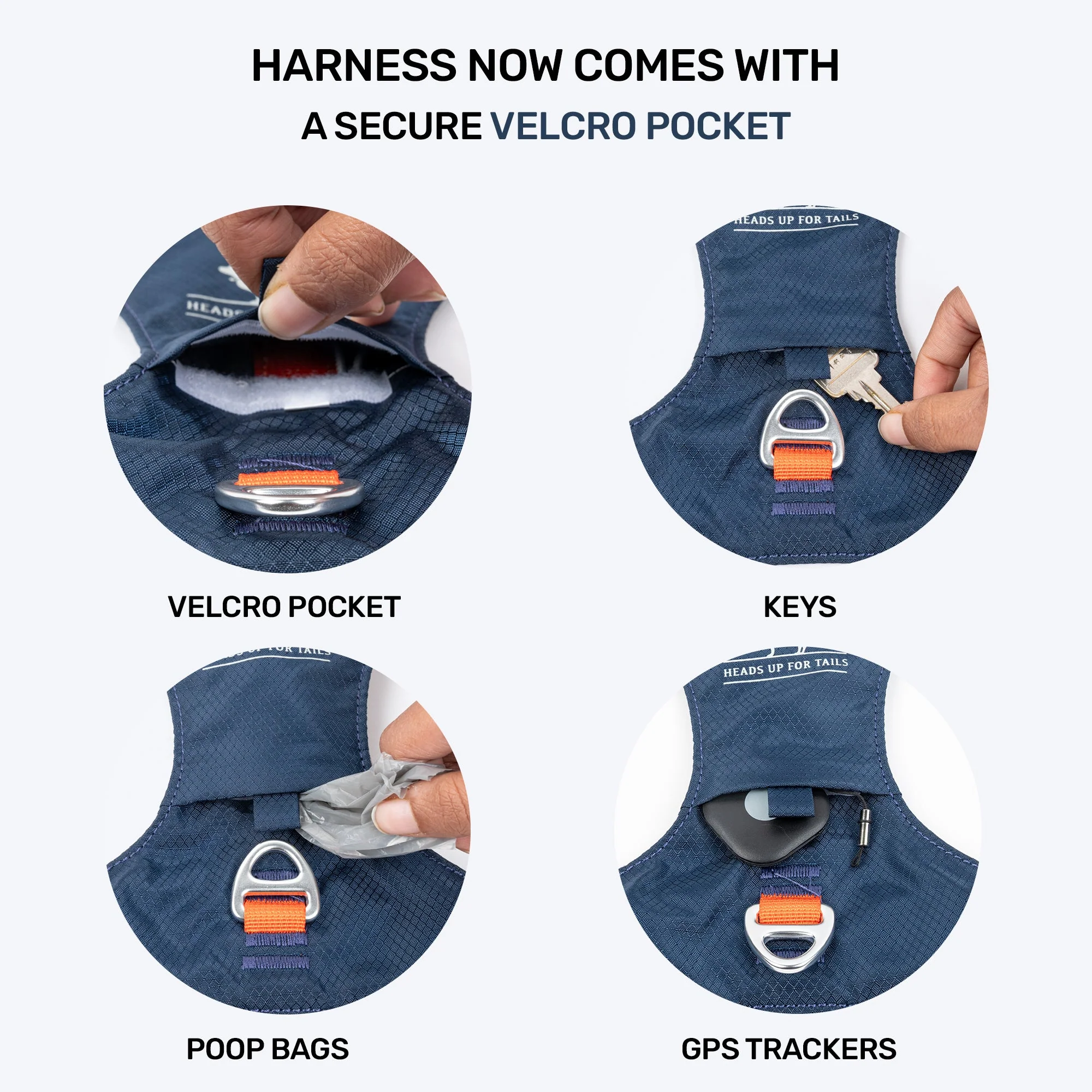 HUFT Walkmate Harness for Dogs (Navy) - Image 6