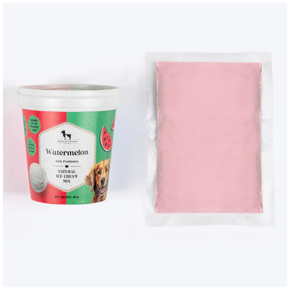 HUFT Watermelon with Prebiotics Natural Ice Cream for Dogs - Image 2