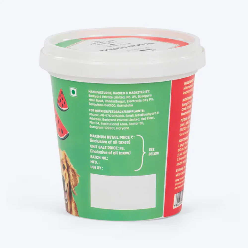 HUFT Watermelon with Prebiotics Natural Ice Cream for Dogs - Image 4