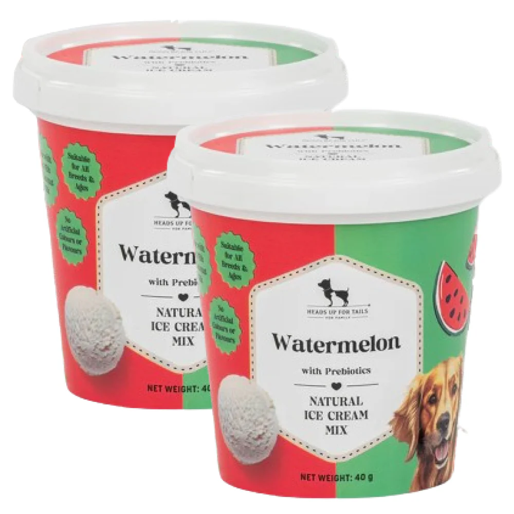 HUFT Watermelon with Prebiotics Natural Ice Cream for Dogs - Image 7