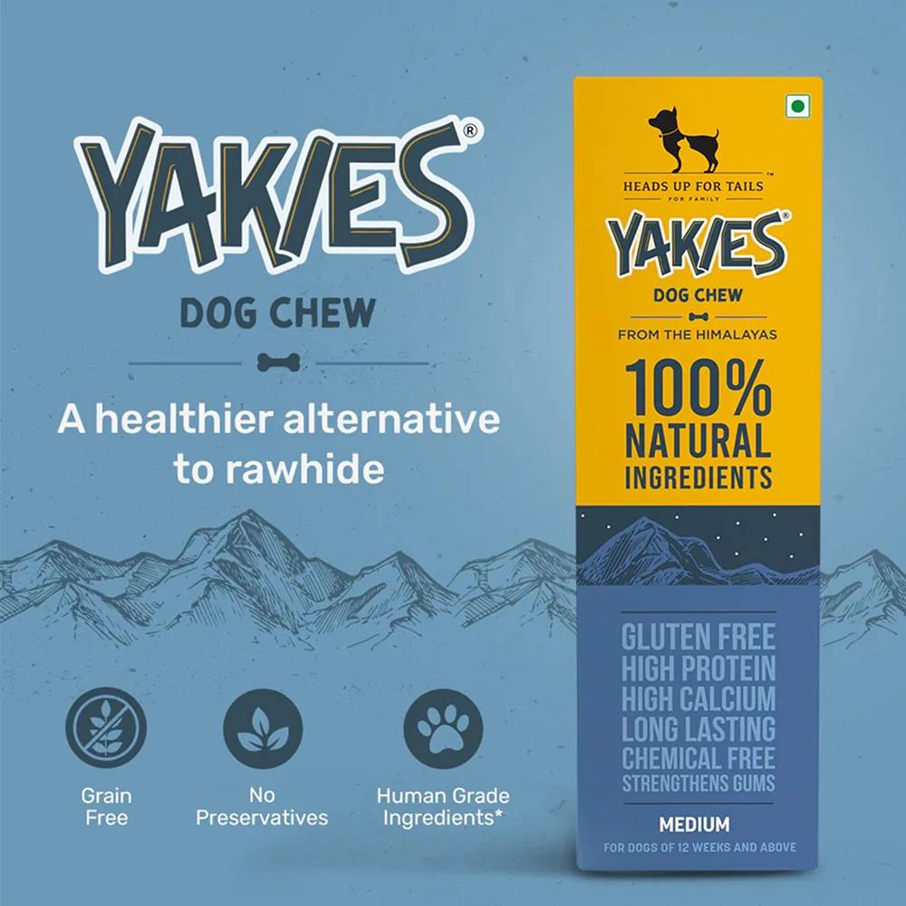 HUFT Yakies 100% Natural and Vegetarian Gluten Free Chew Bone for Dogs - Image 2