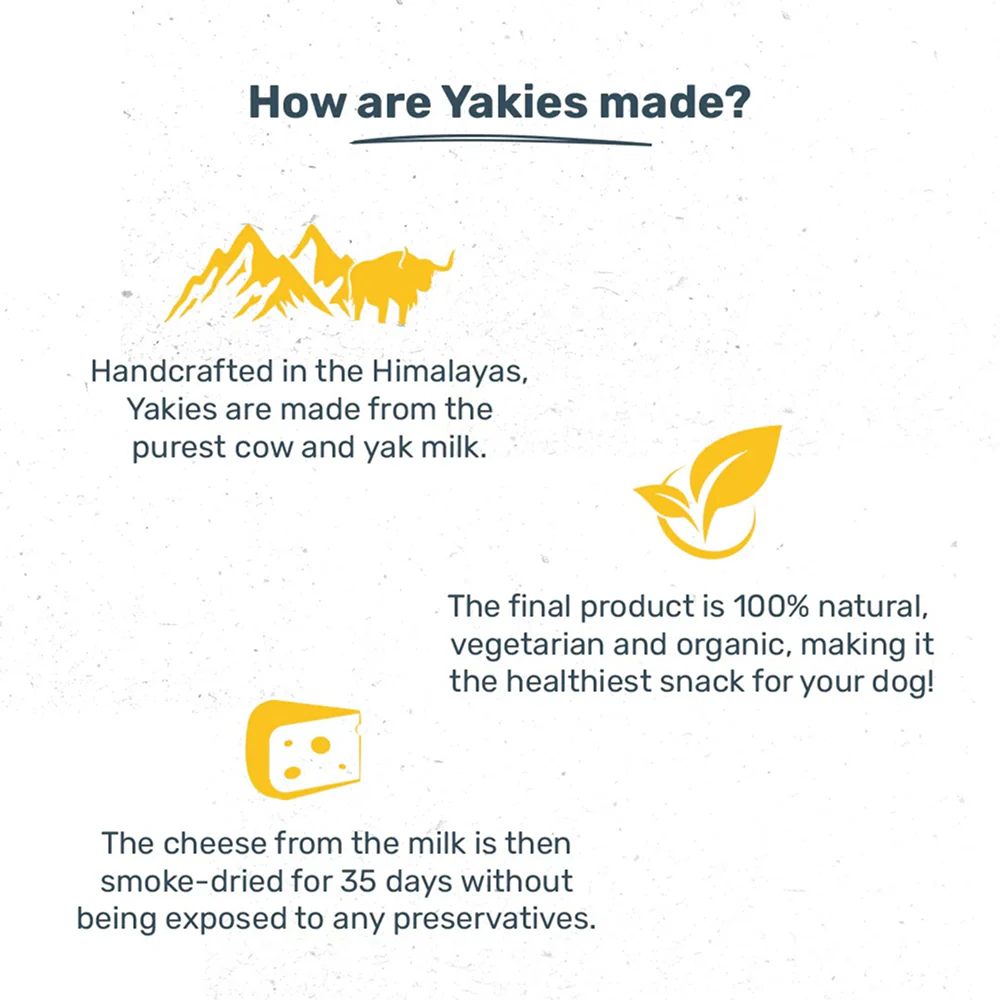 HUFT Yakies 100% Natural and Vegetarian Gluten Free Chew Bone for Dogs - Image 4