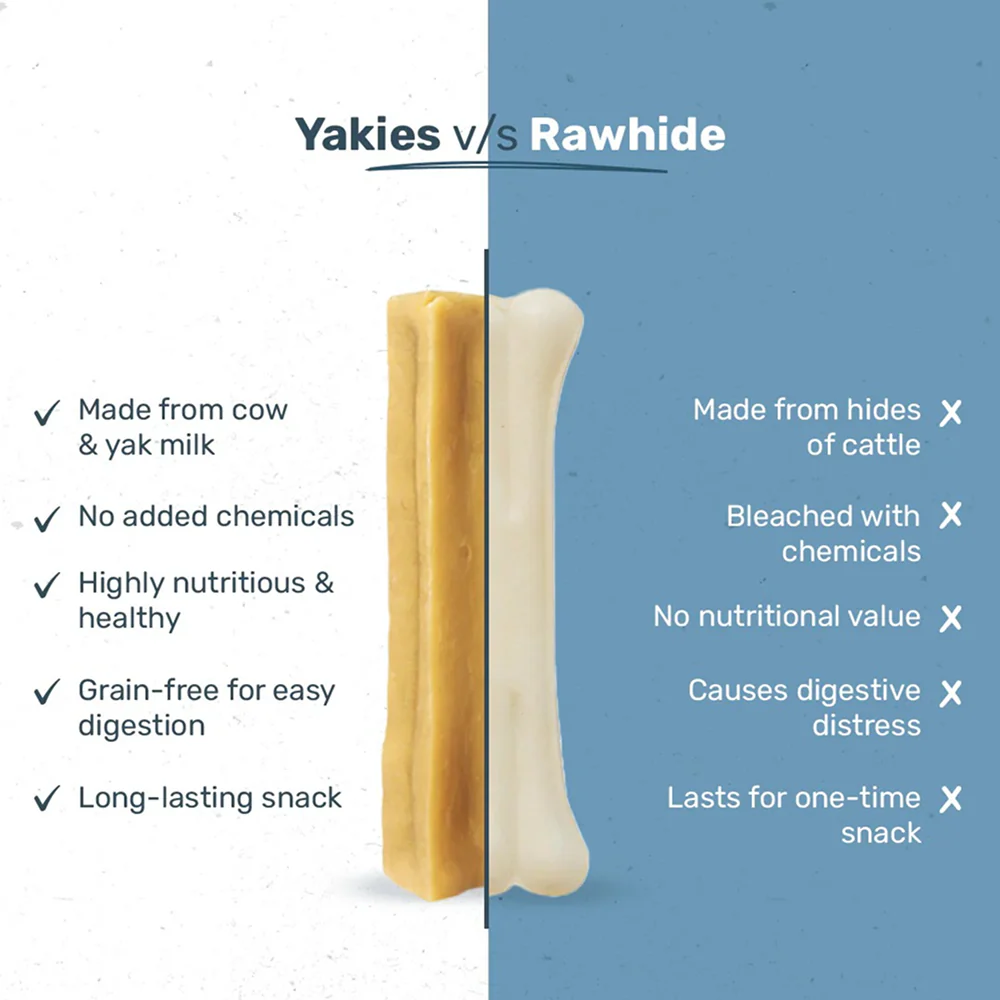 HUFT Yakies 100% Natural and Vegetarian Gluten Free Chew Bone for Dogs - Image 5