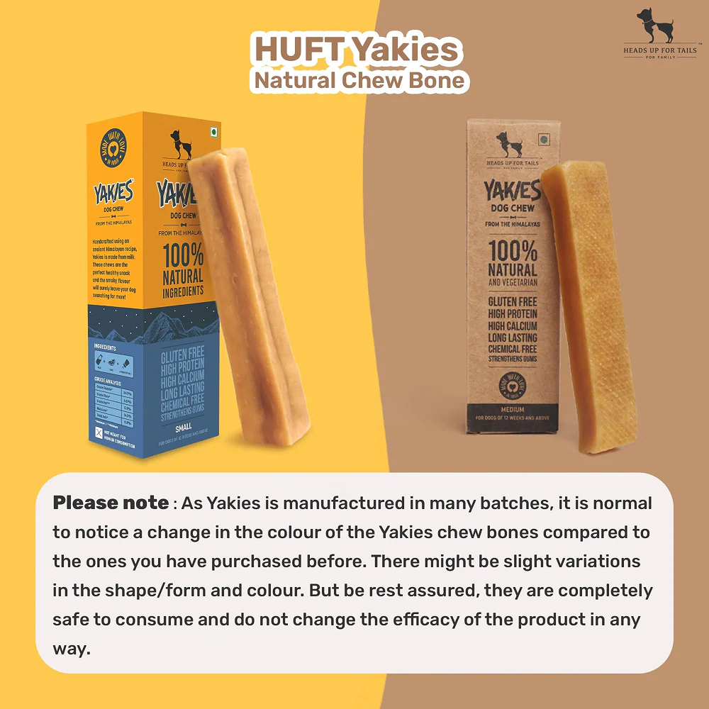 HUFT Yakies 100% Natural and Vegetarian Gluten Free Chew Bone for Dogs - Image 8