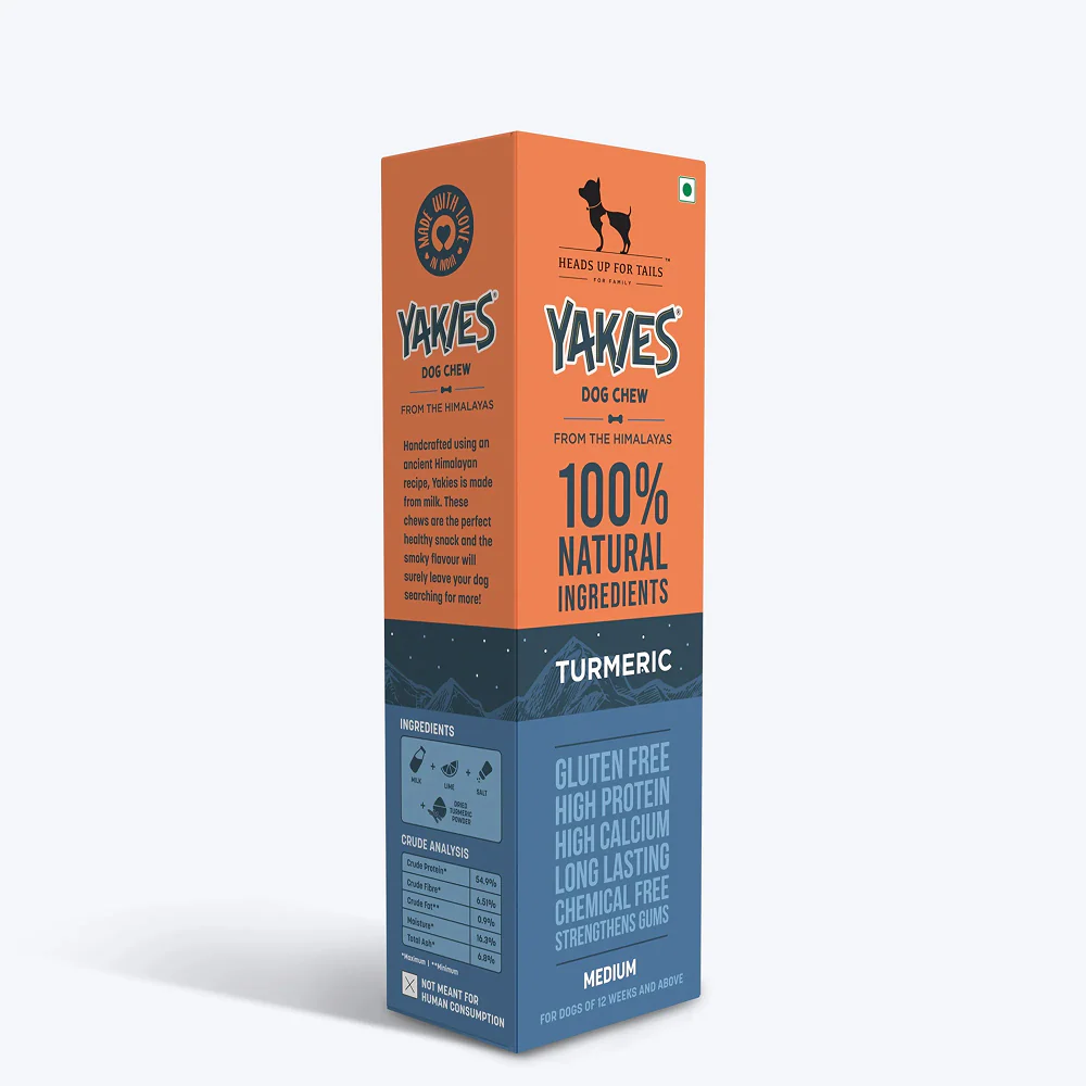 HUFT Yakies 100% Natural and Vegetarian Turmeric Gluten Free Chew Bone for Dogs - Image 13