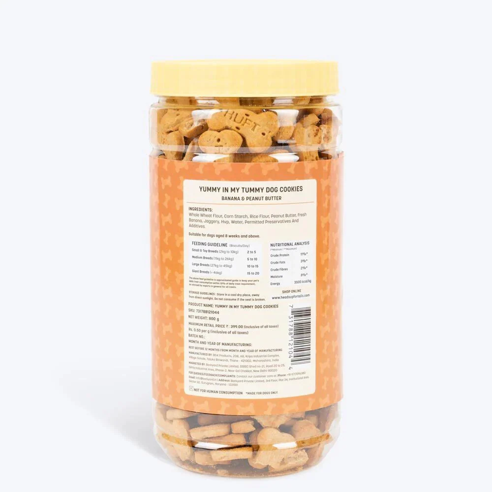 HUFT YIMT Banana and Peanut Butter Biscuits for Dogs - Image 8