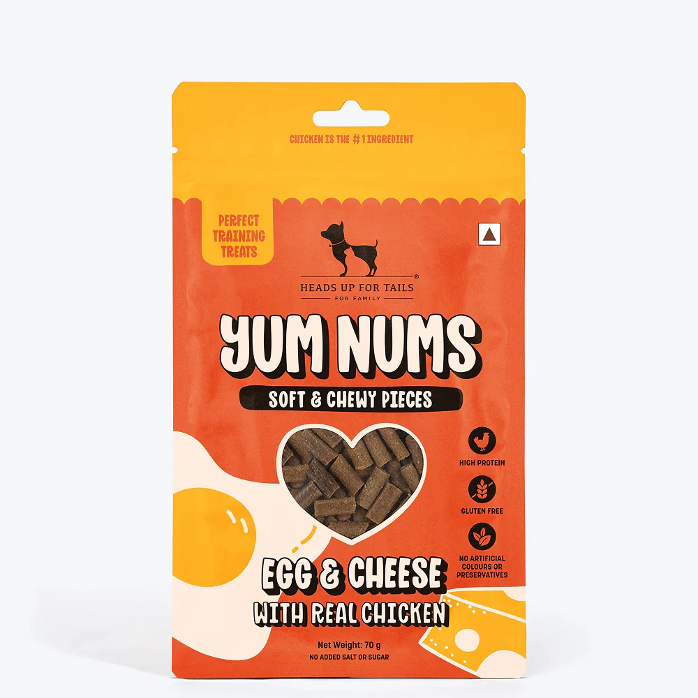 HUFT Yum Nums Egg and Cheese Soft Grain Free Sticks Treat for Dogs - Image 7