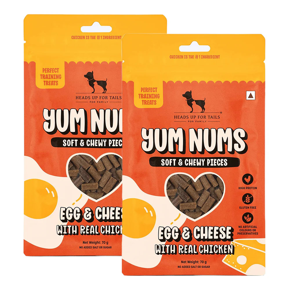 HUFT Yum Nums Egg and Cheese Soft Grain Free Sticks Treat for Dogs - Image 8