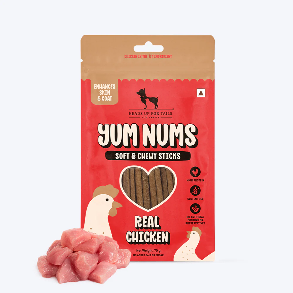 HUFT Yum Nums Real Chicken Soft & Chewy Sticks Dog Treats - Image 7