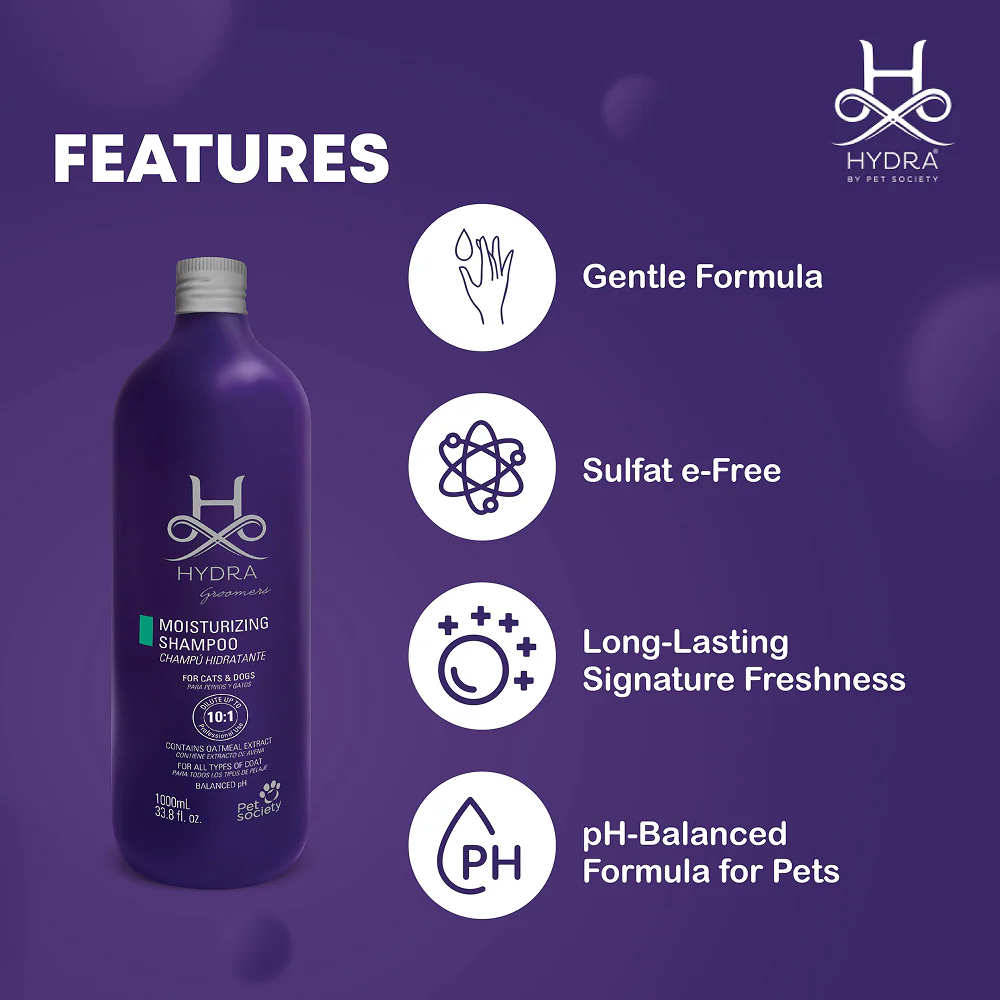 Hydra Groomers Extra Soft Facial Ultra Gentle Face & Body Shampoo for Cats & Dogs - Image 2