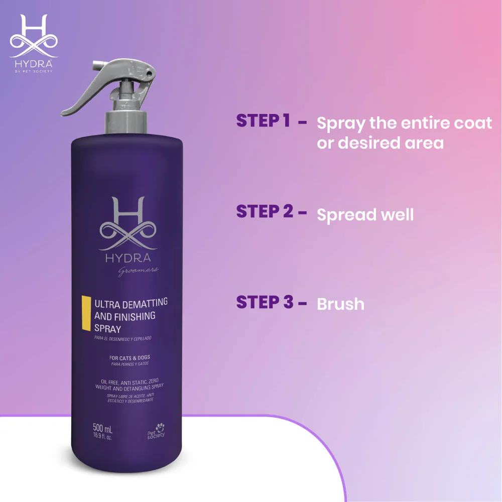 Hydra Groomers Ultra Dematting & Finishing Spray for Dogs and Cats - Image 3