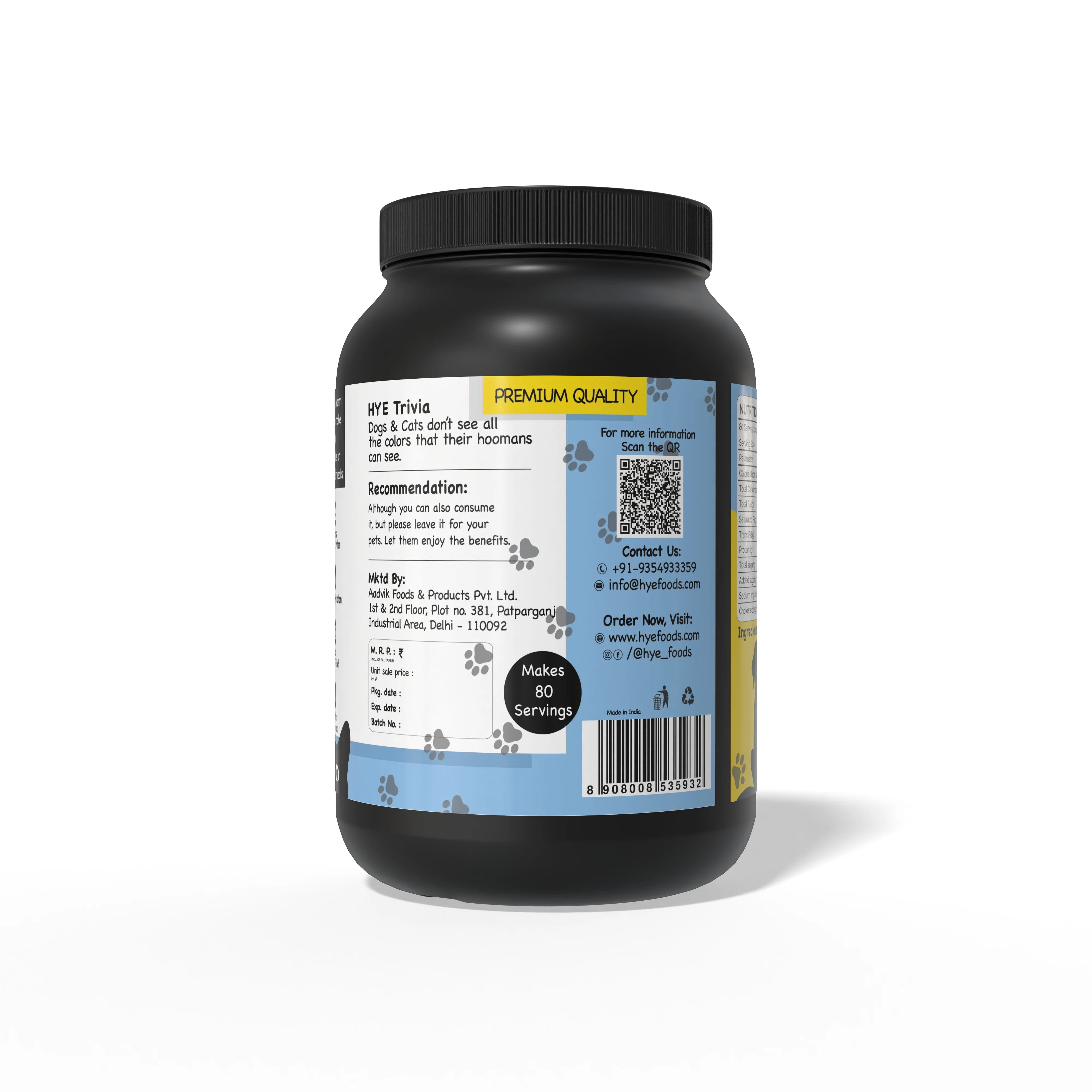 HYE Pets Nutrient Rich Goat Milk Powder for Dogs and Cats - Image 2