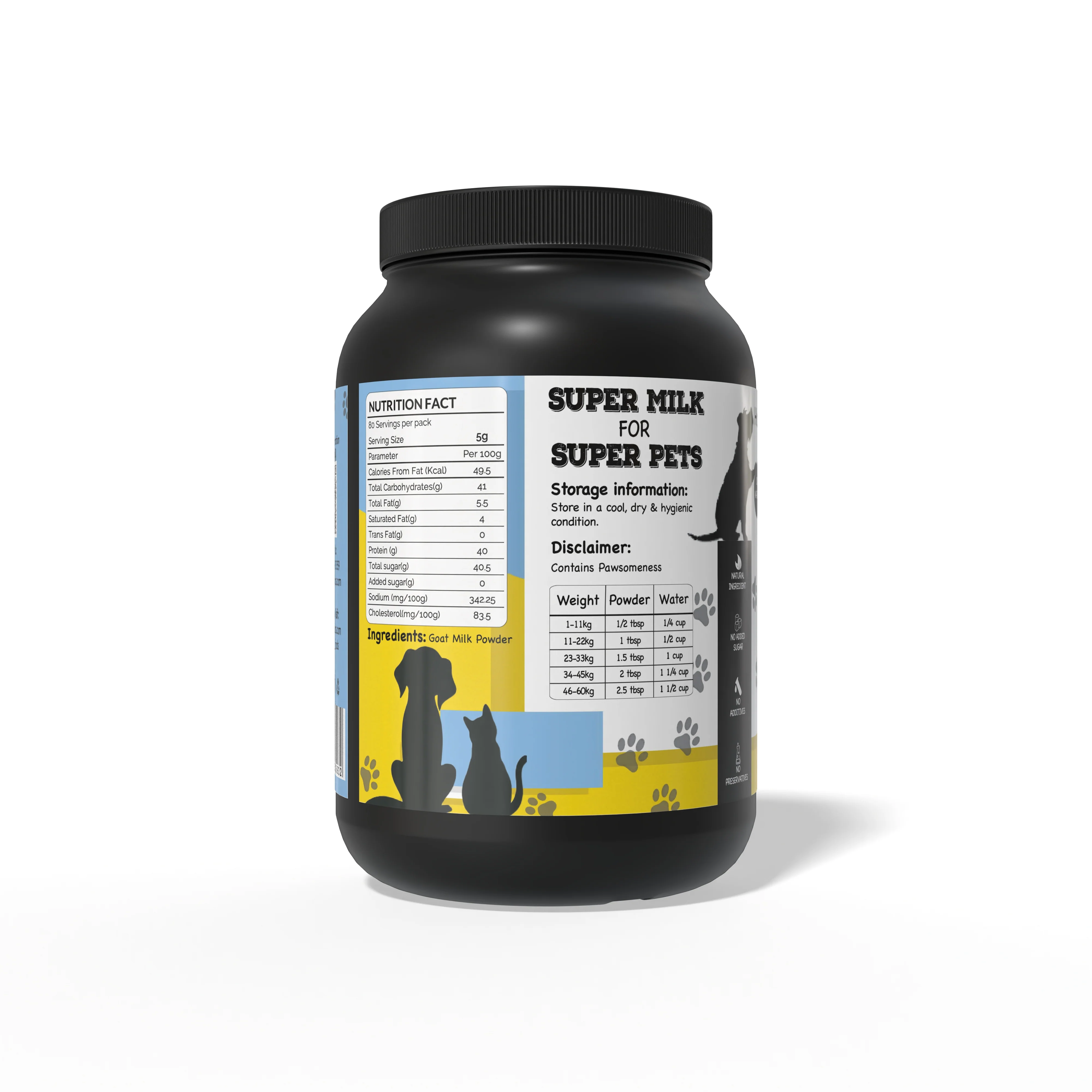 HYE Pets Nutrient Rich Goat Milk Powder for Dogs and Cats - Image 3
