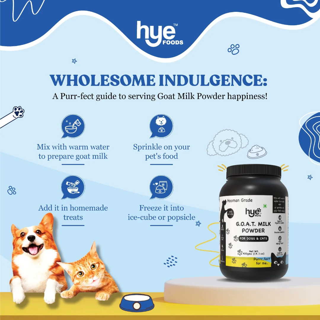 HYE Pets Nutrient Rich Goat Milk Powder for Dogs and Cats - Image 6